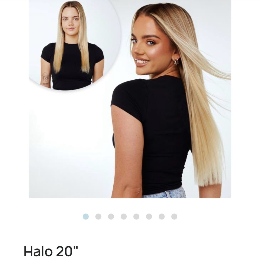 ZALA PREMIUM HAIR EXTENSIONS HALO 20"
Human Hair Extensions 150g COLOR 613